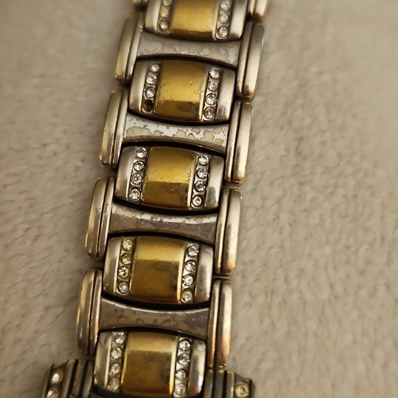 Vtg BRIGHTON 1990s Turin Silver and Gold Two-Tone Watch main image 9